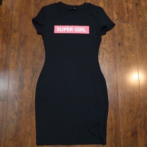 Shein Supergirl Body Con Dress